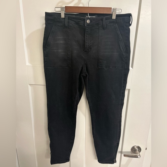 Liverpool Ankle Cargo Jeans Sz 16 - Picture 3 of 5